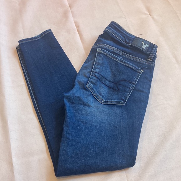 American Eagle Outfitters Jeans Super Stretch Jegging Size 6 - Picture 7 of 10